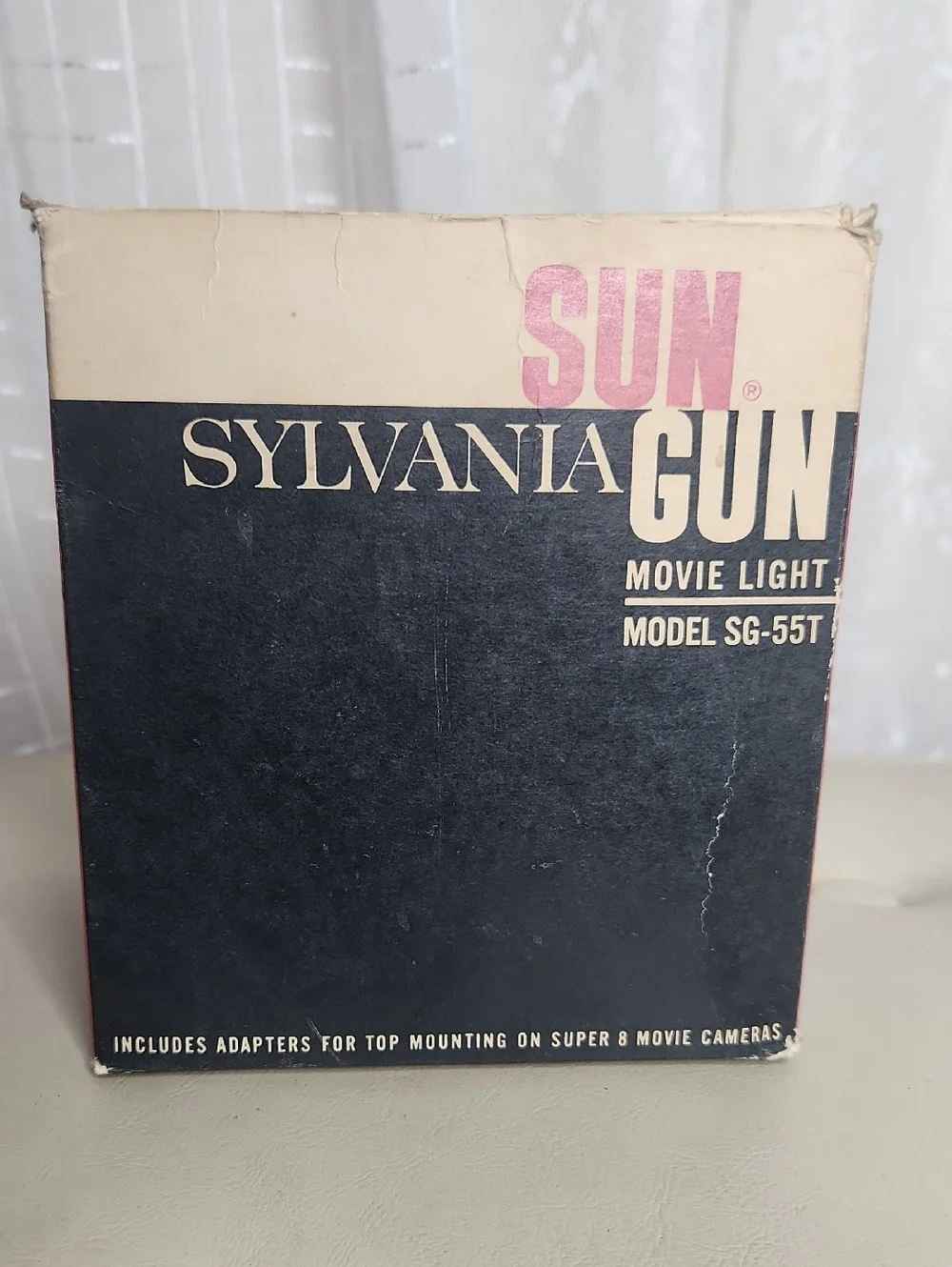 Vintage Collectable Sylvania Sun Gun Movie Light Model SG-55T W/ original box
